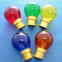 SMALL ROUND COLOR BULB
 (G-40/G-45)